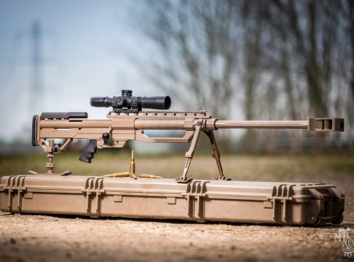 Cerakote på en Fortmeier M2002 Elite serie Coyote lavet af MPcustoms i Danmark